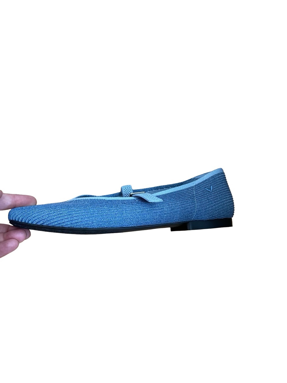 VIVAIA Square-Toe Margot Mary Jane Denim Blue - Picture 11 of 14